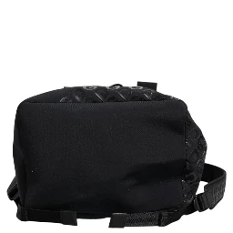 Black Neoprene Nylon DG Logo School Backpack Bag