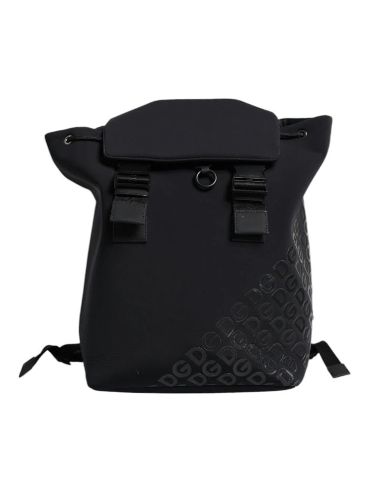 Black Neoprene Nylon DG Logo School Backpack Bag alternative