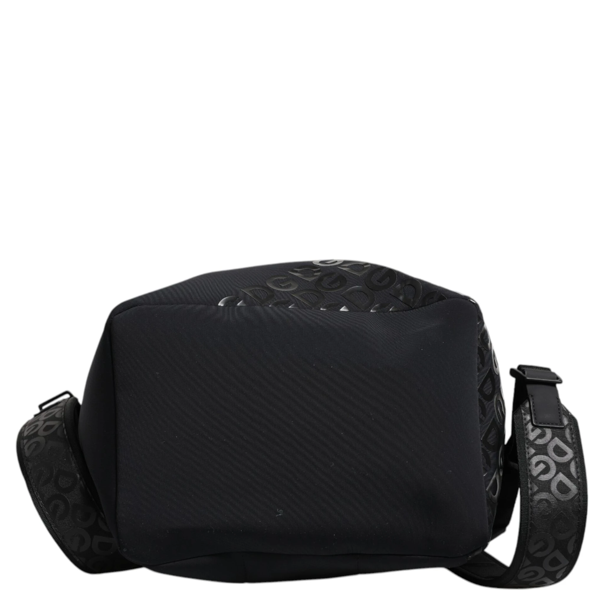 Black Neoprene Nylon DG Logo School Backpack Bag
