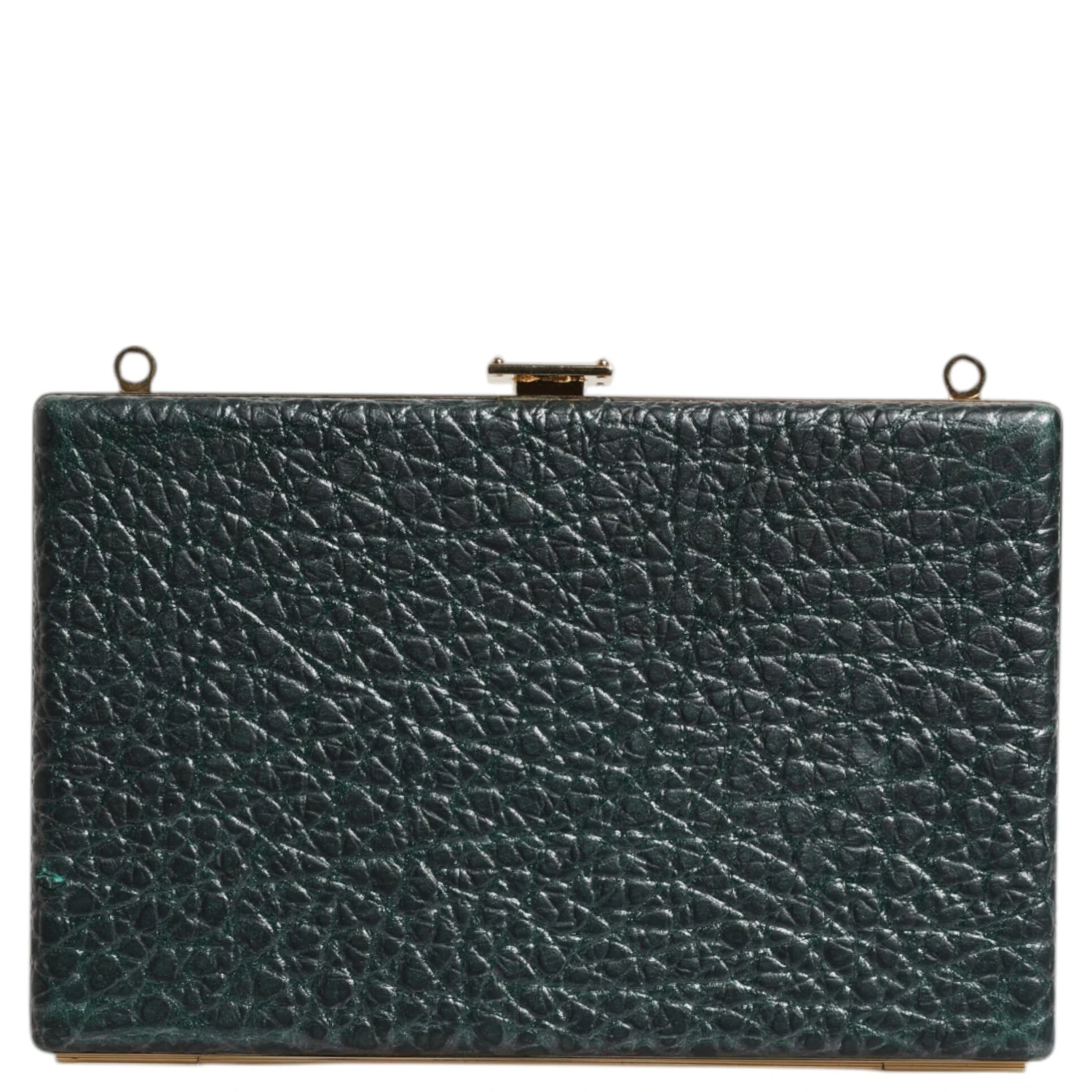 Black Leather Clutch Evening Crossbody Bag