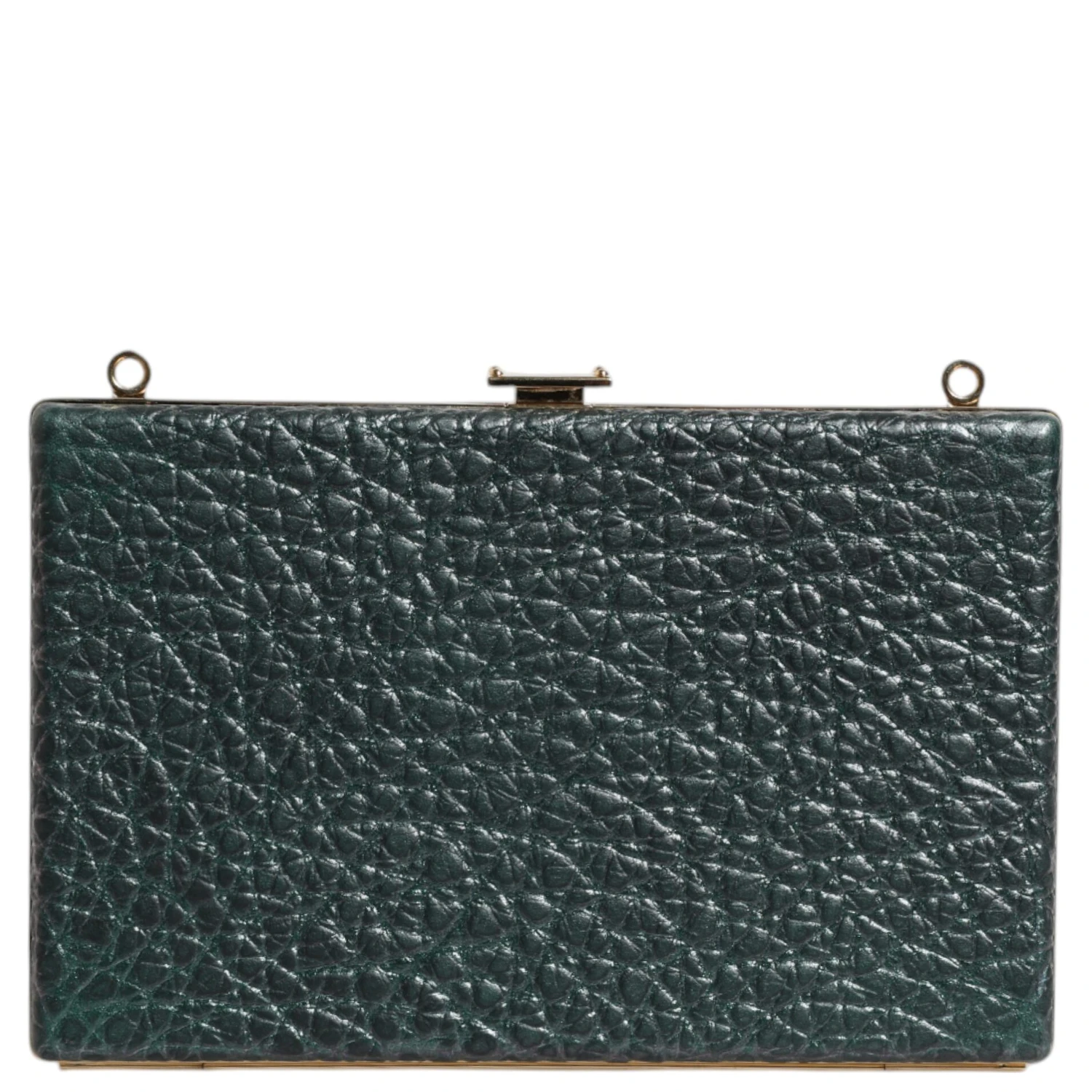 Black Leather Clutch Evening Crossbody Bag
