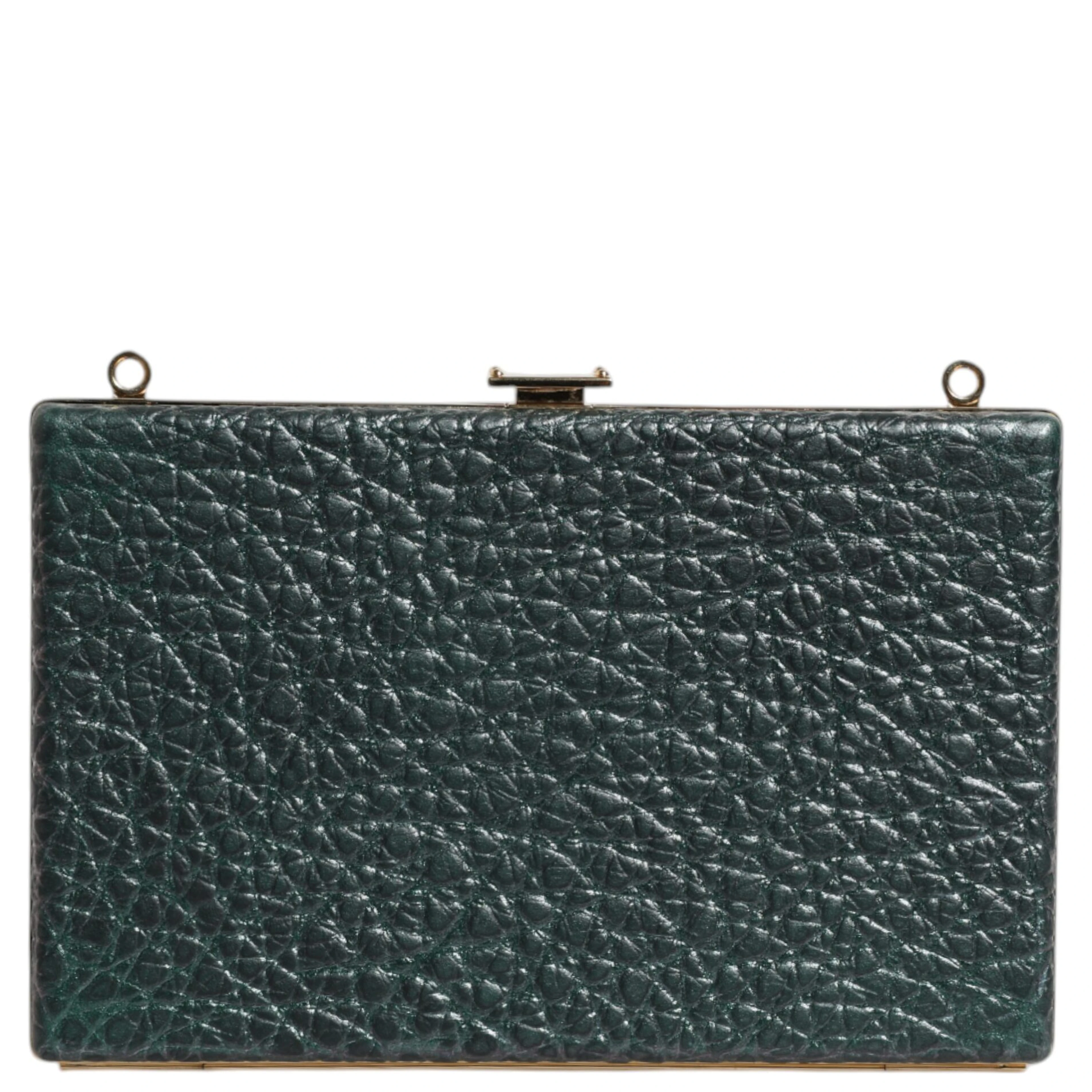 Black Leather Clutch Evening Crossbody Bag