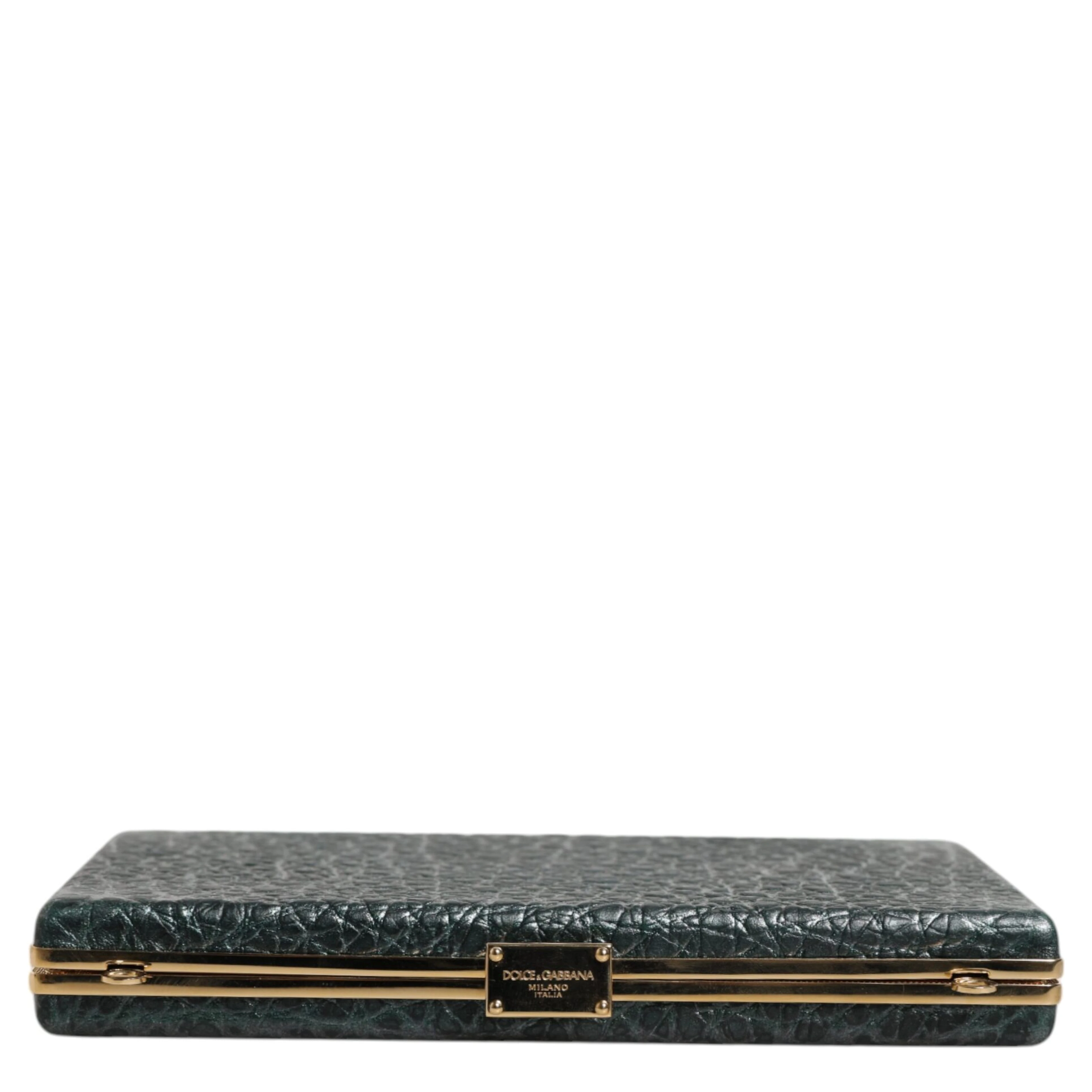 Black Leather Clutch Evening Crossbody Bag