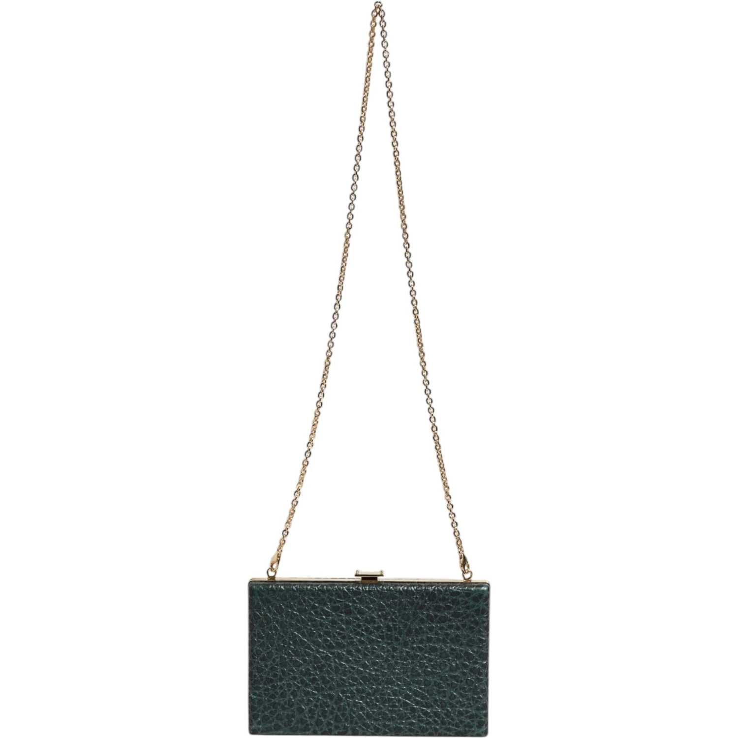 Black Leather Clutch Evening Crossbody Bag