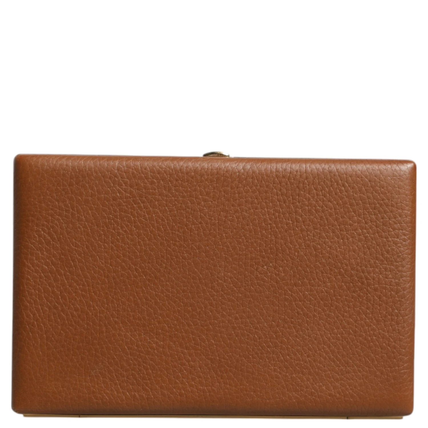 Brown Leather Clutch Evening Crossbody Bag