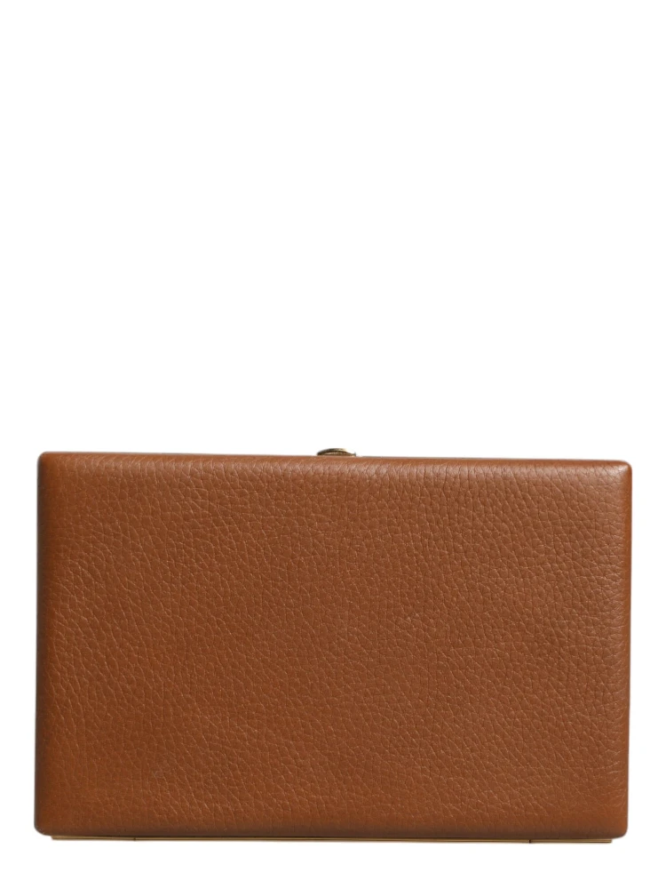 Brown Leather Clutch Evening Crossbody Bag alternative