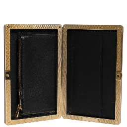 Brown Leather Clutch Evening Crossbody Bag