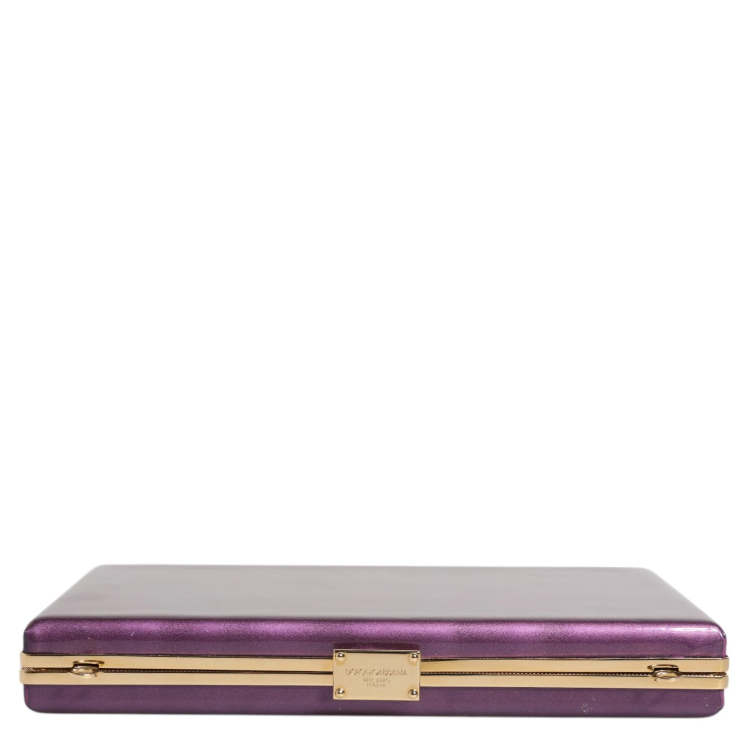 Purple Leather Clutch Evening Crossbody Bag
