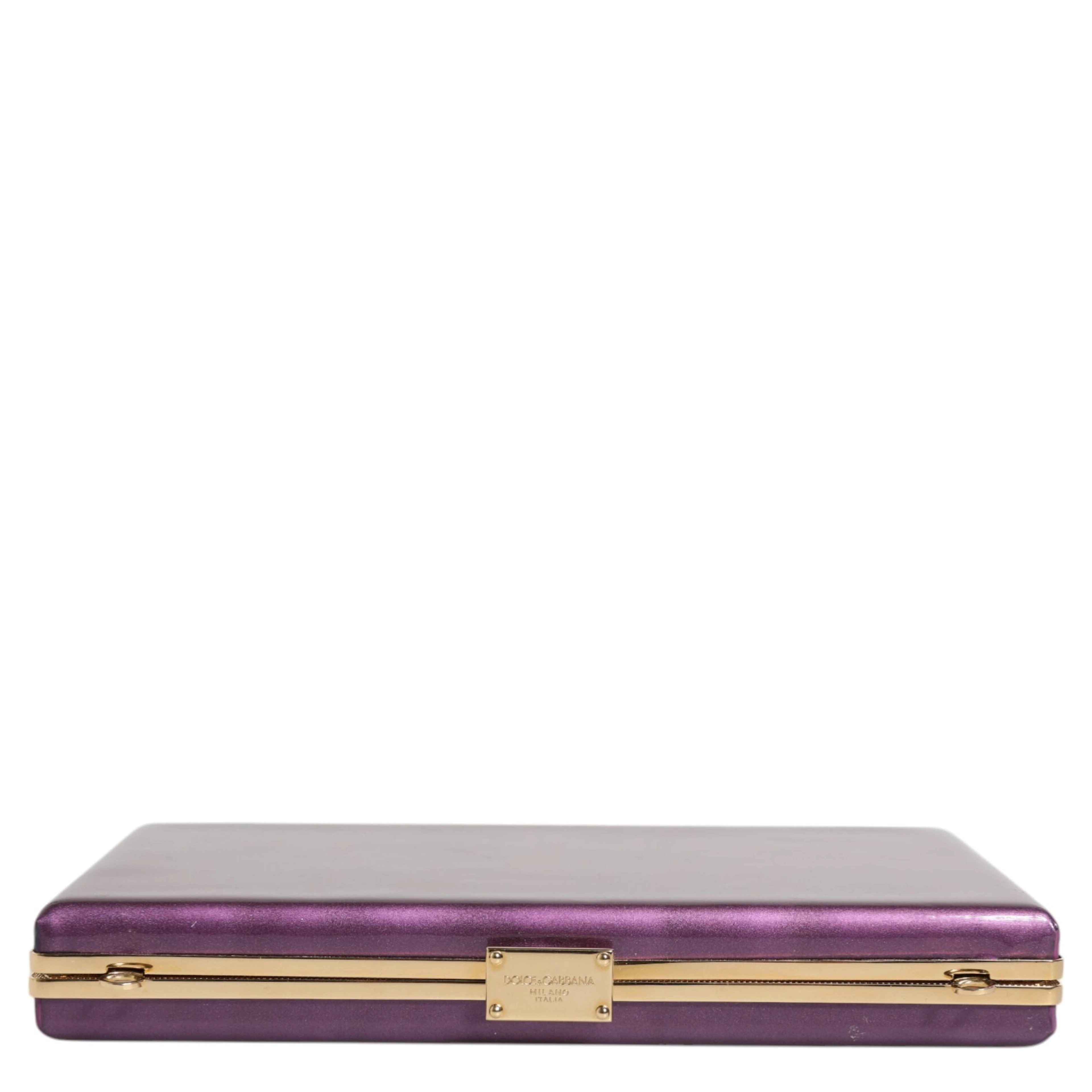 Purple Leather Clutch Evening Crossbody Bag