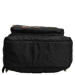 Black Nylon #DGFAMILY VULCANO Embellished Backpack Bag