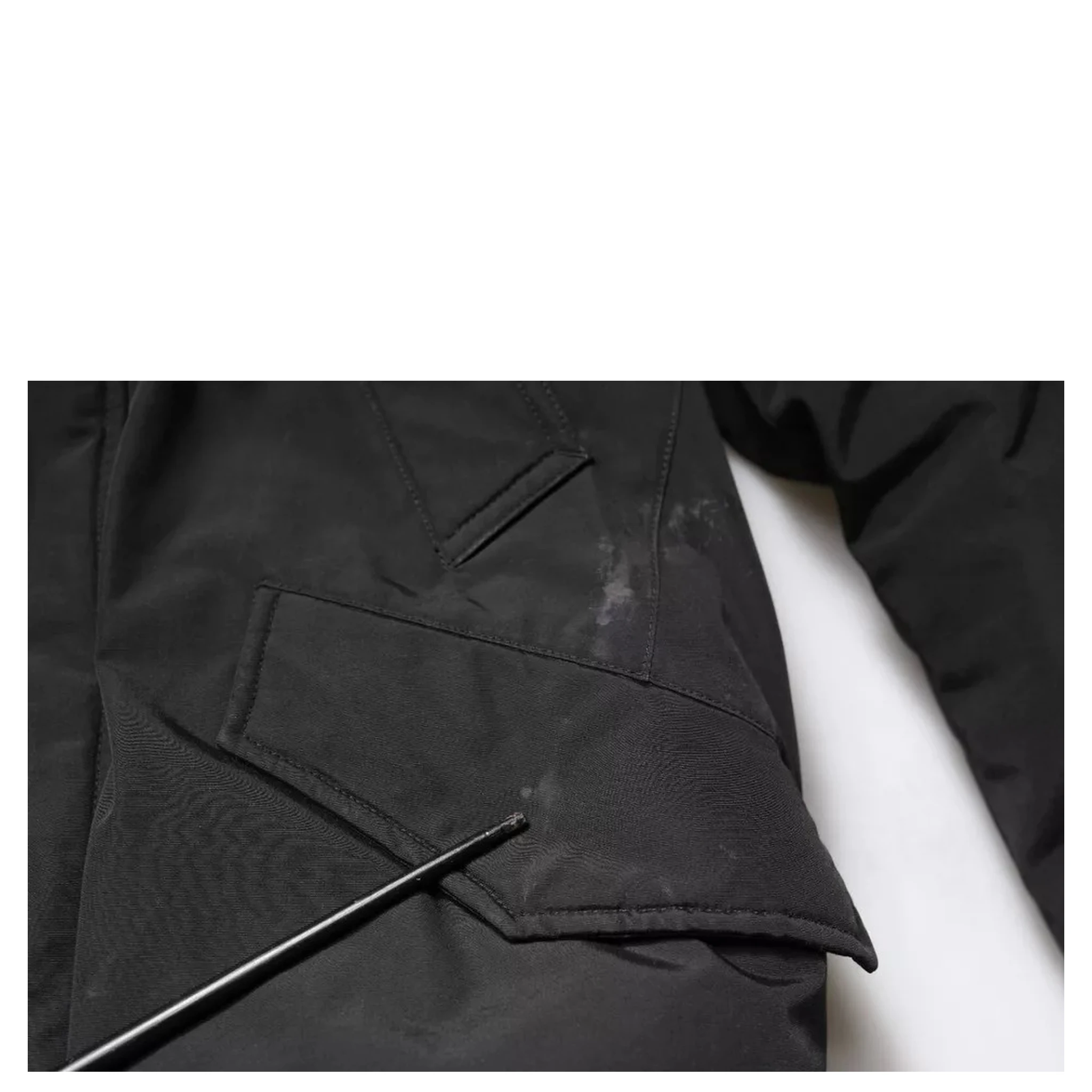 Black Hooded Long Sleeves Fur Shearling Coat Jacket