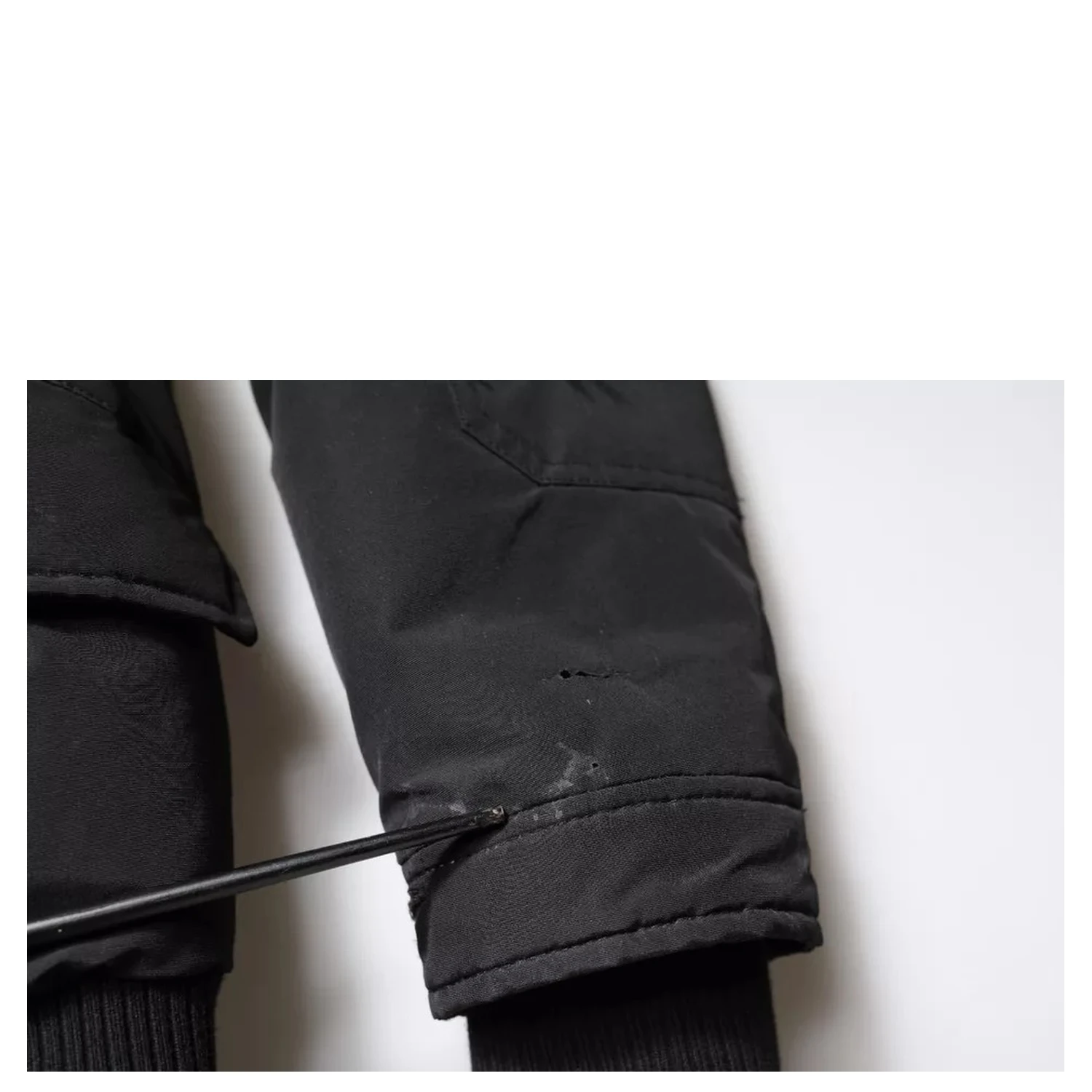 Black Hooded Long Sleeves Fur Shearling Coat Jacket