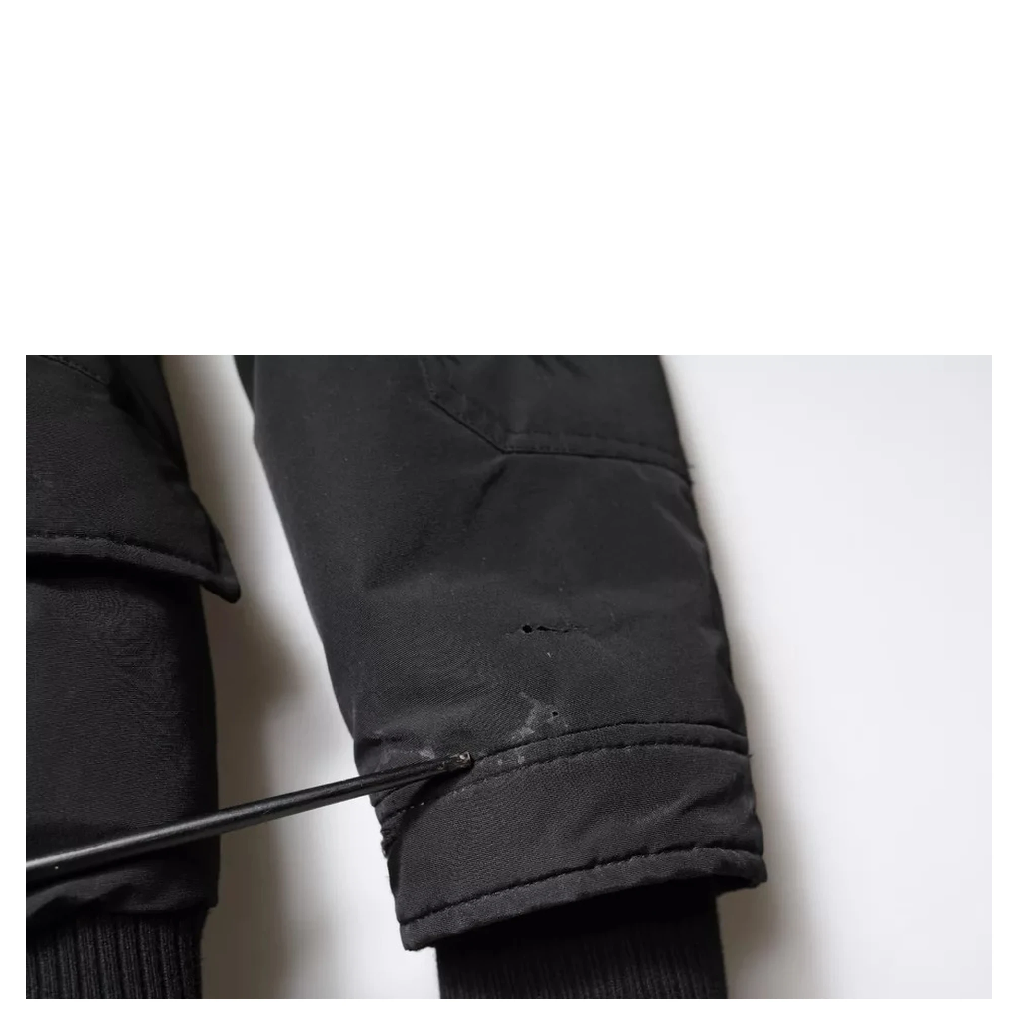 Black Hooded Long Sleeves Fur Shearling Coat Jacket