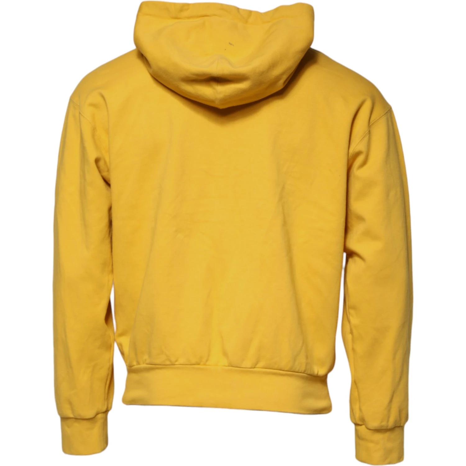 Yellow Logo Full Zip Hooded Sweatshirt Sweater
