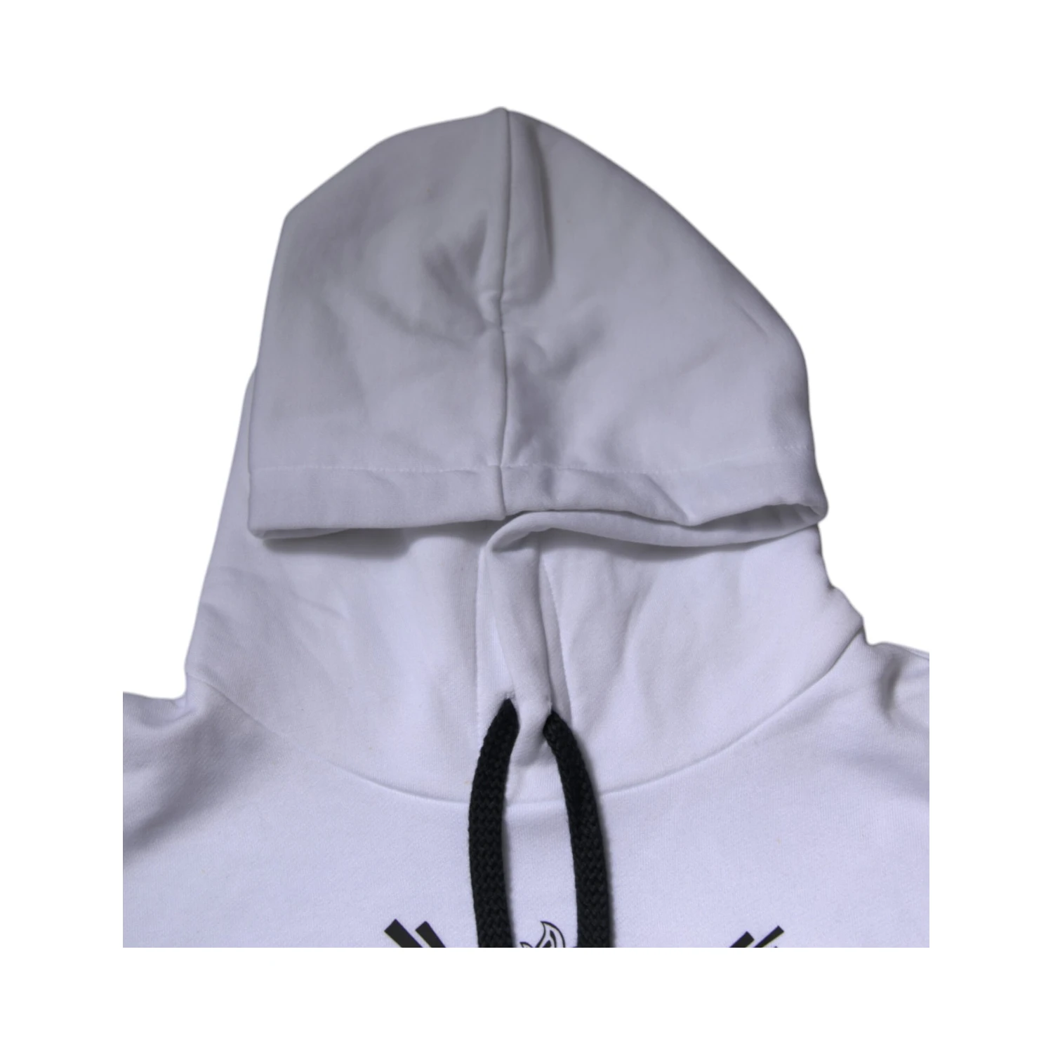 White Sacred Heart Hooded Sweatshirt Sweater