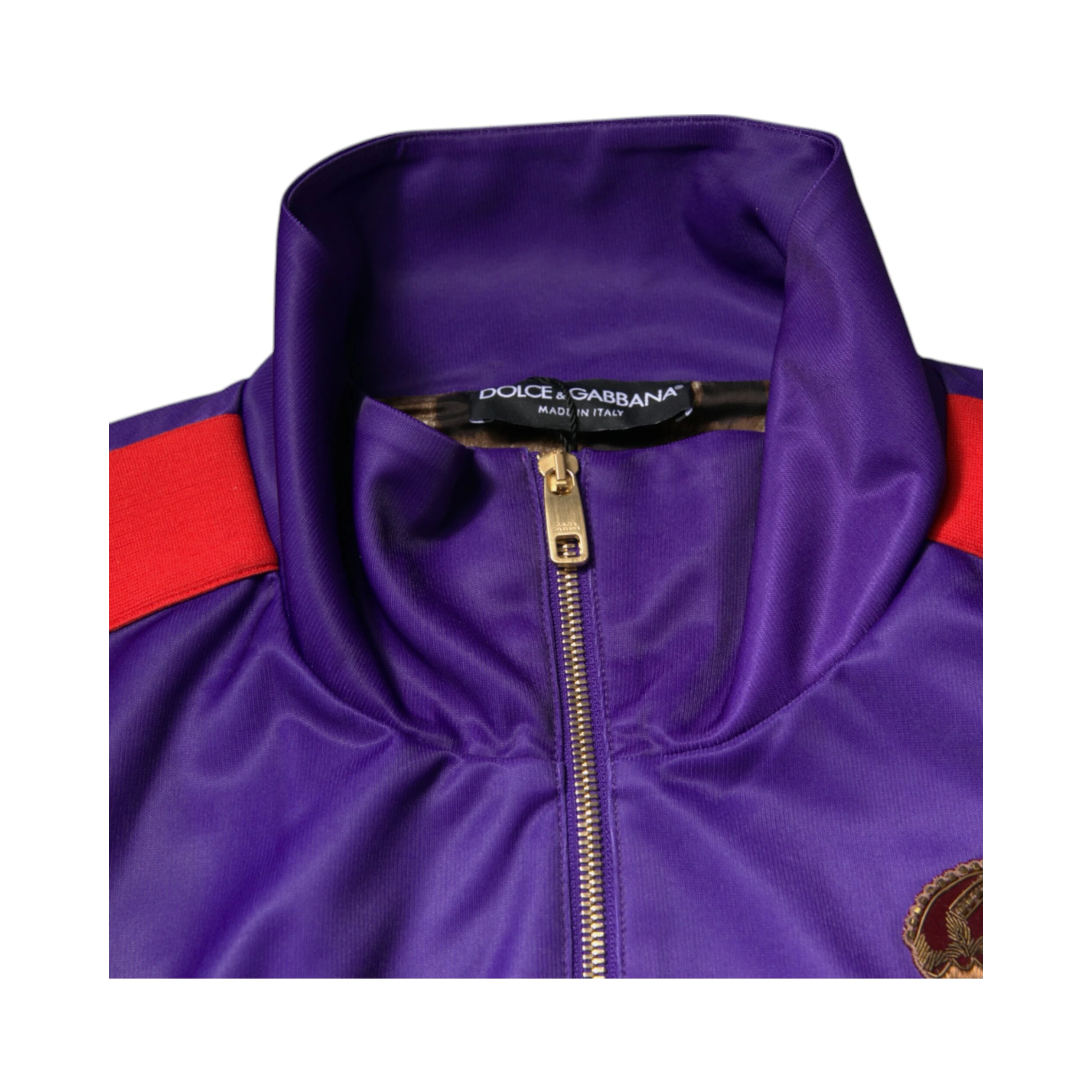 Purple Year Of The Pig Full Zip Bomber Sweater
