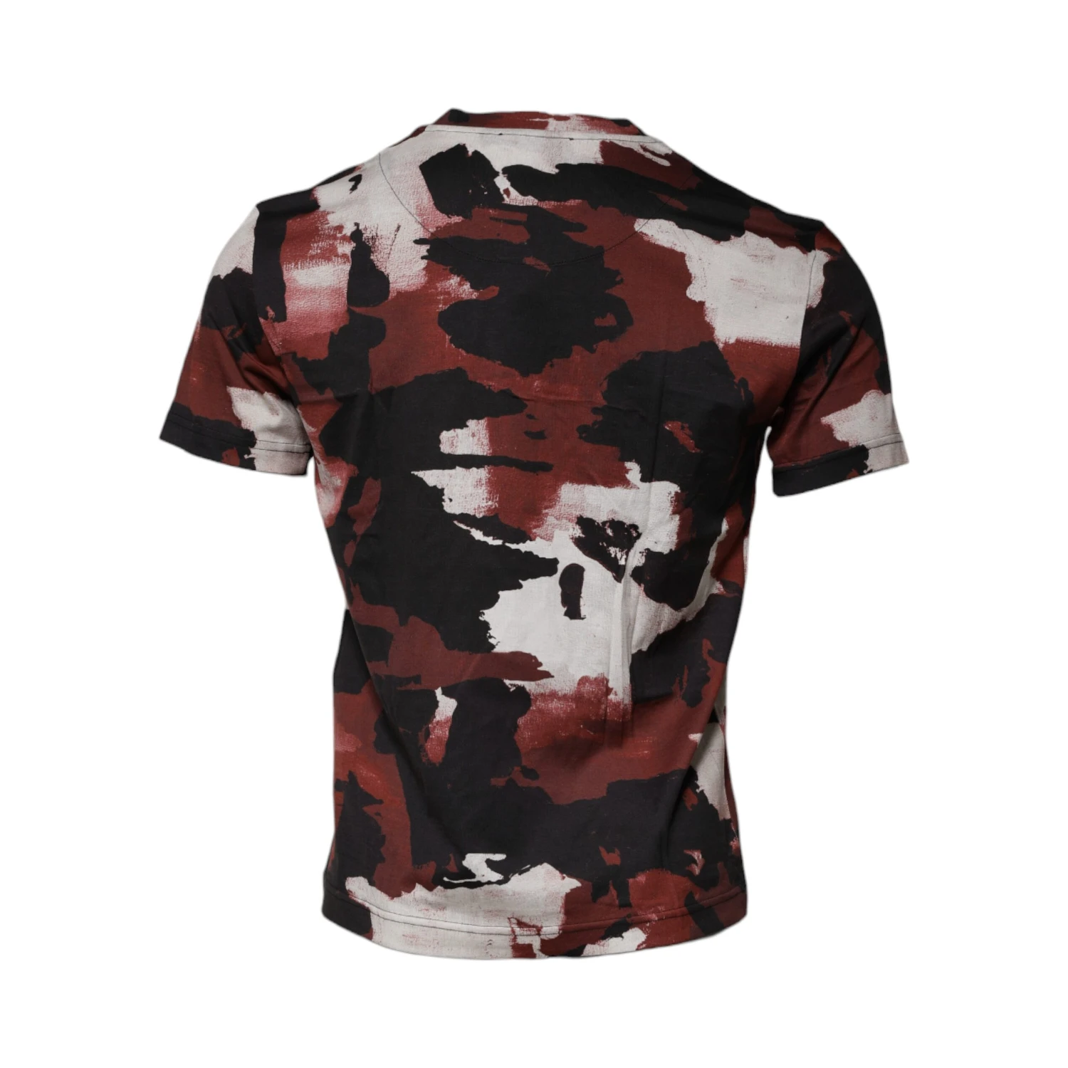 Multicolor Camouflage Crew Neck T-shirt