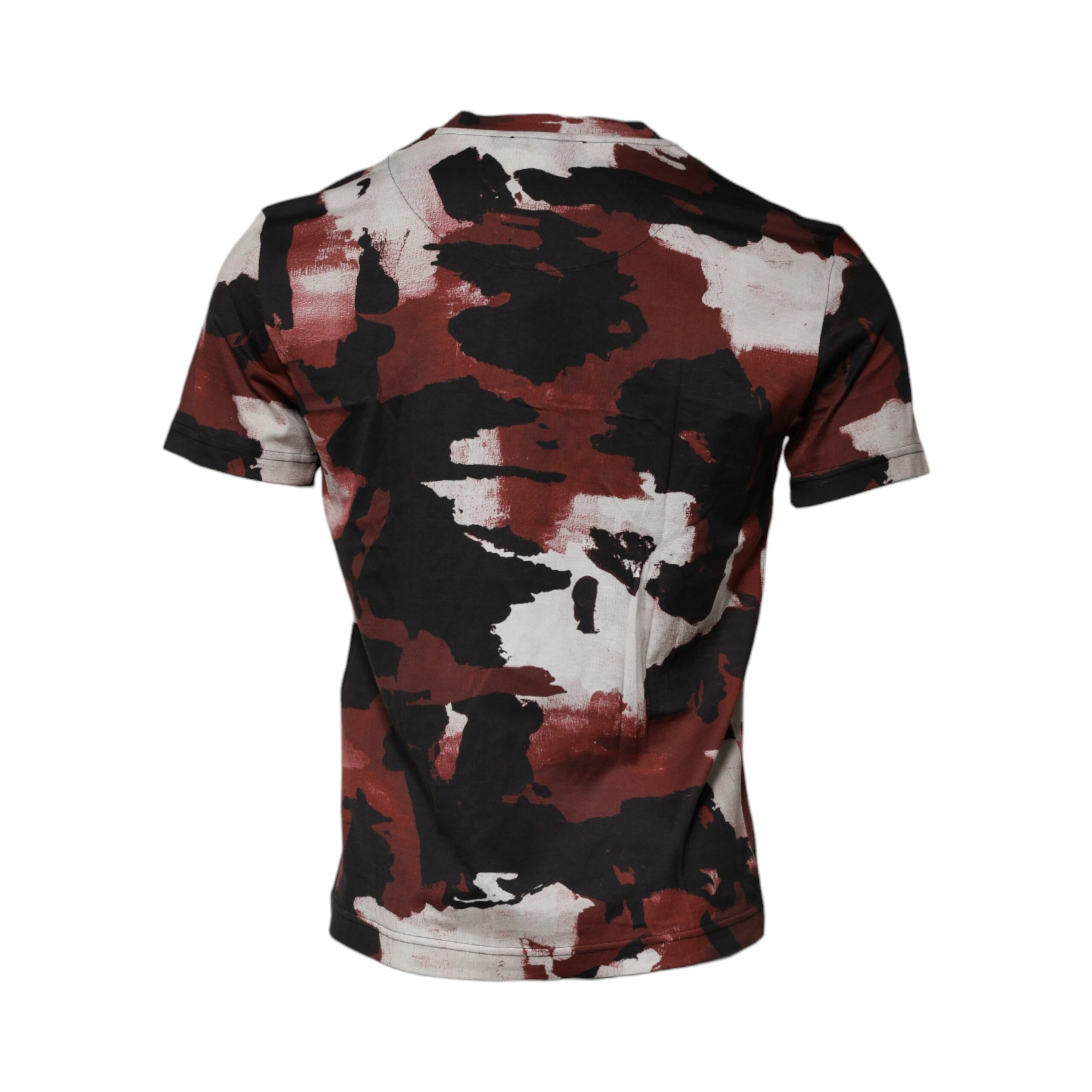Multicolor Camouflage Crew Neck T-shirt