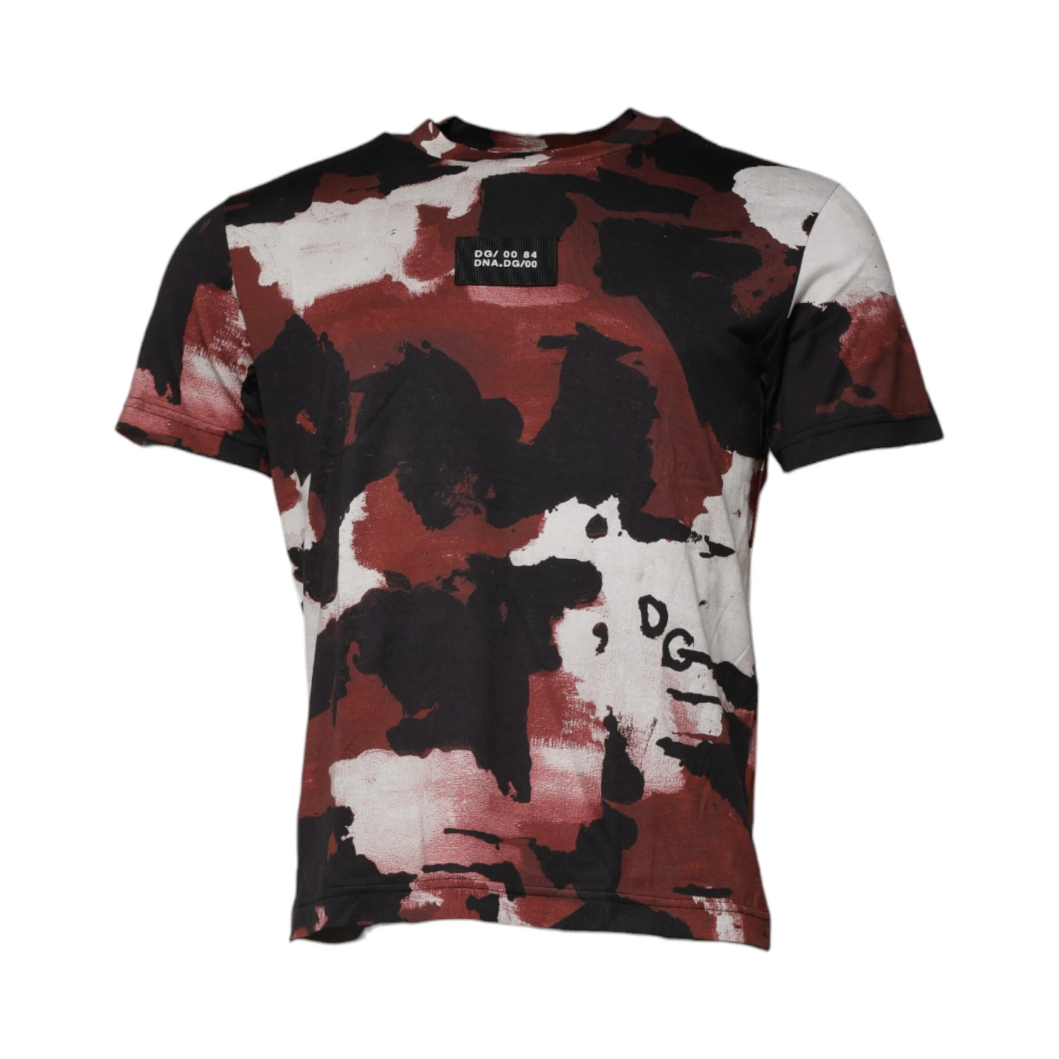 Multicolor Camouflage Crew Neck T-shirt