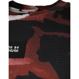 Multicolor Camouflage Crew Neck T-shirt