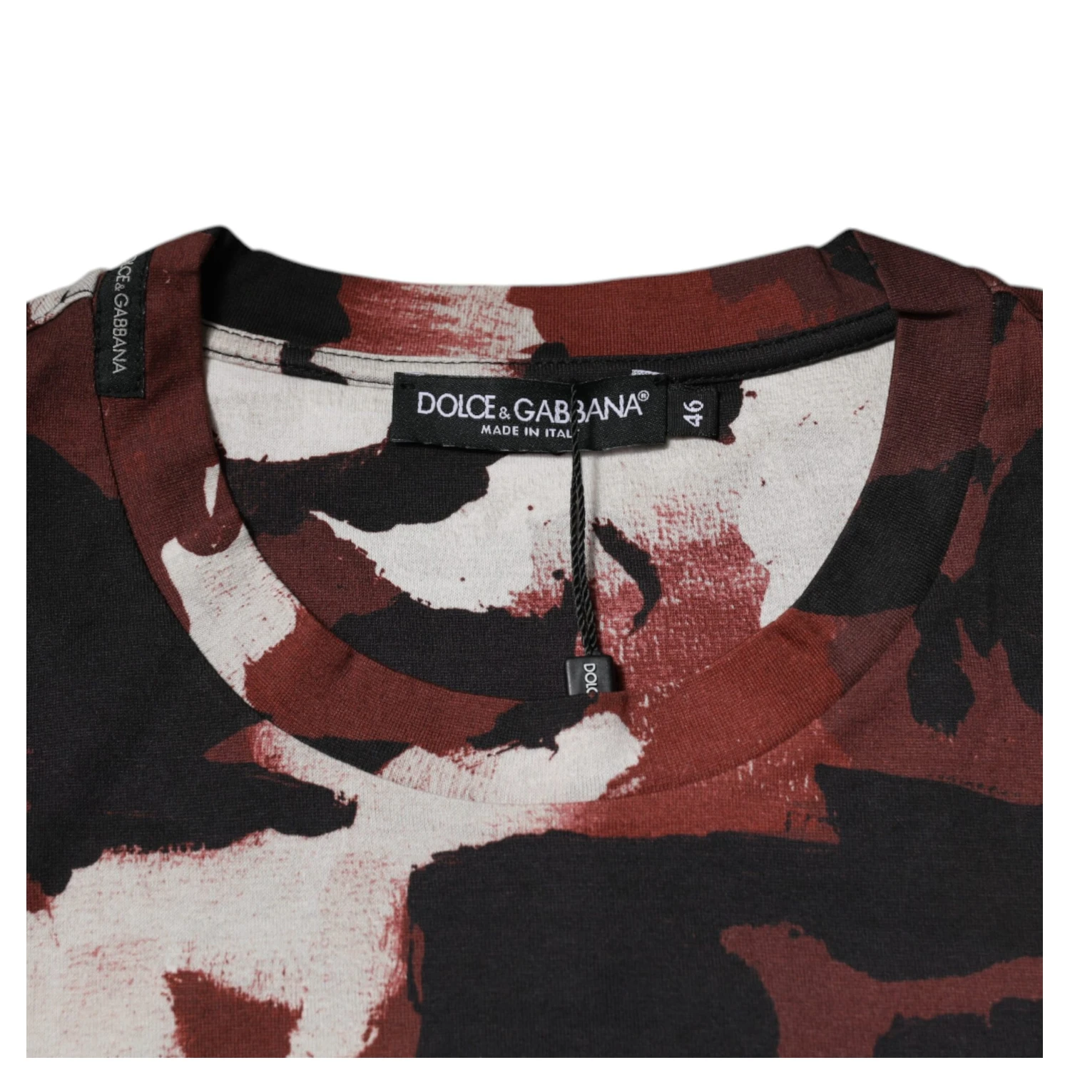 Multicolor Camouflage Crew Neck T-shirt