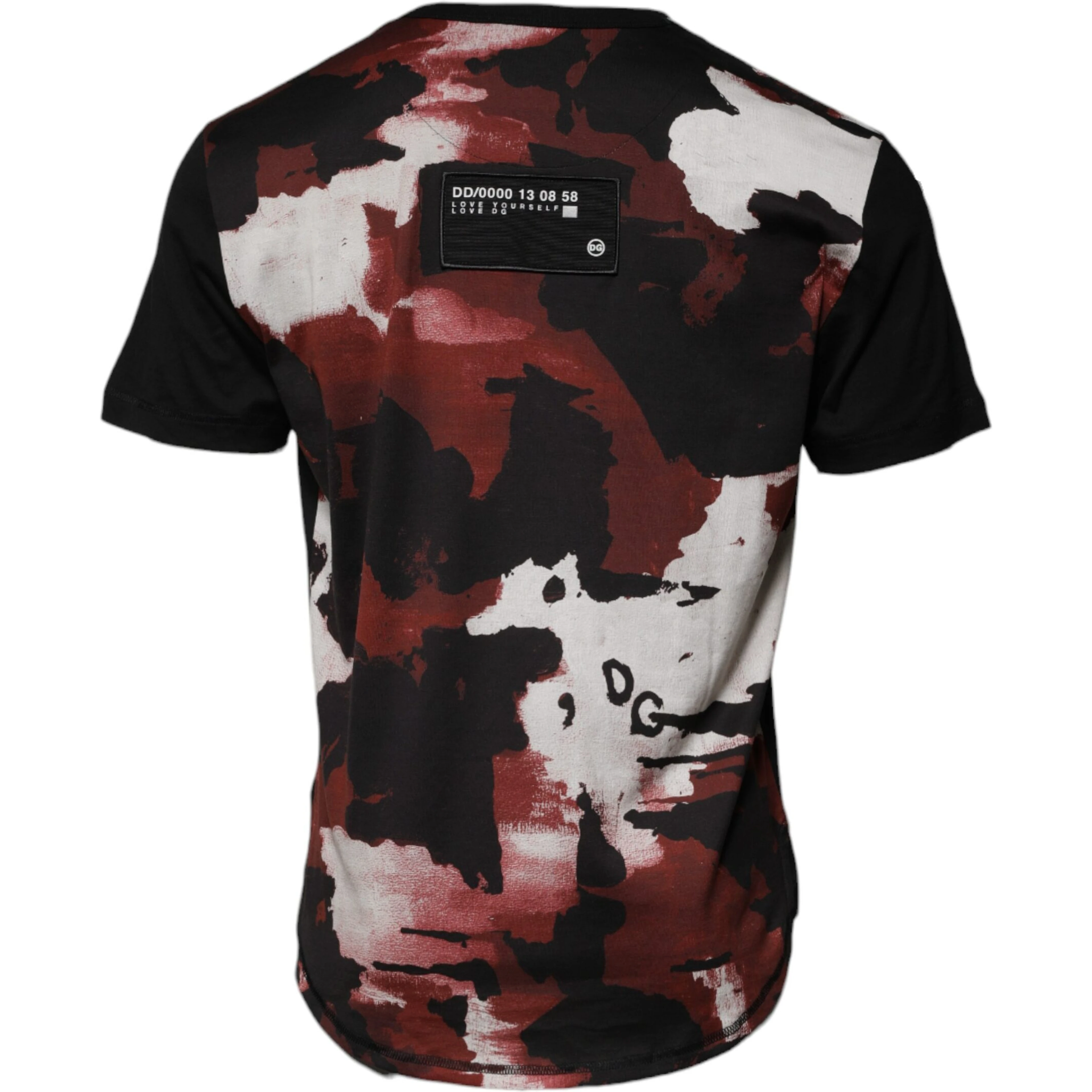 Multicolor Camouflage Crew Neck T-shirt