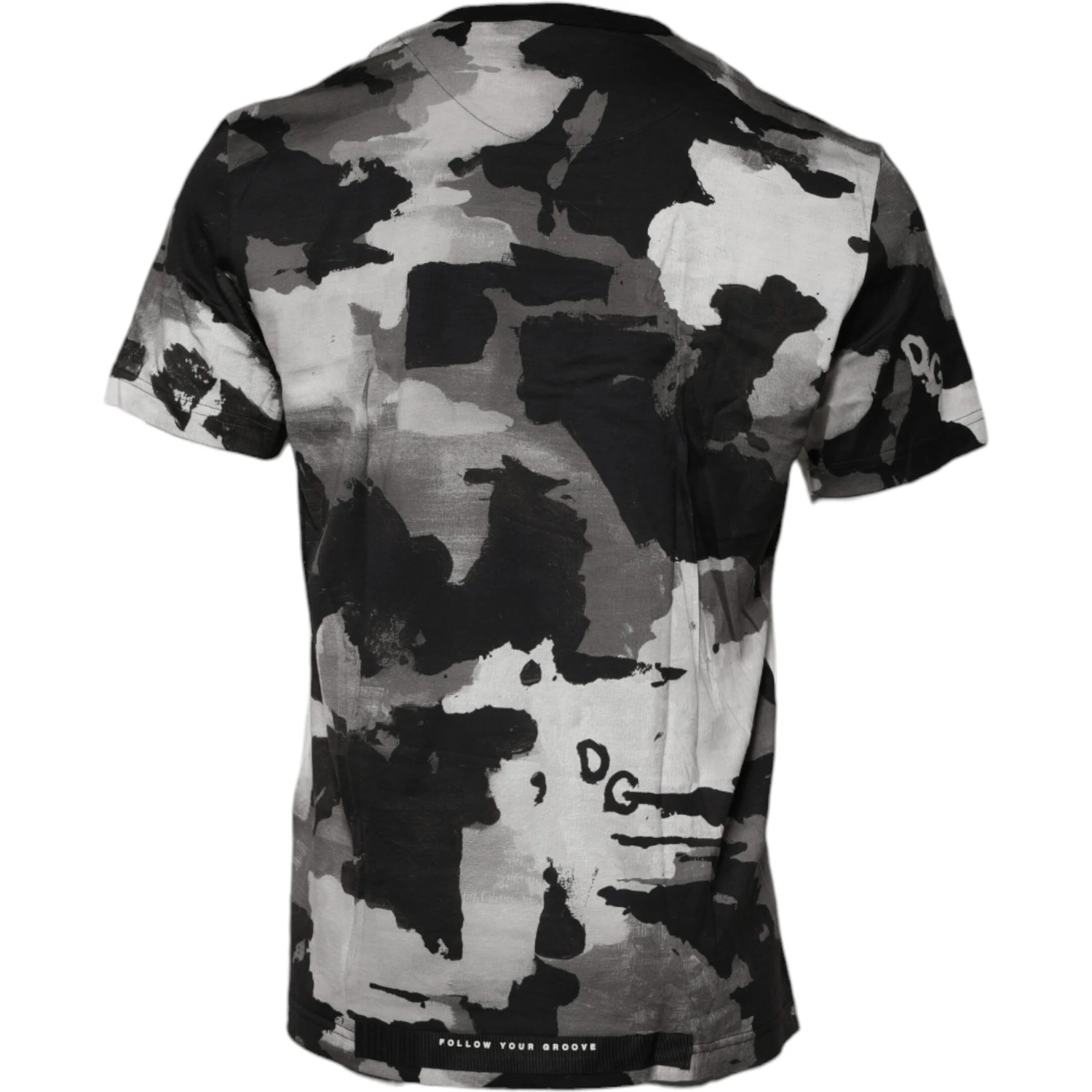 Multicolor Camouflage Crew Neck T-shirt