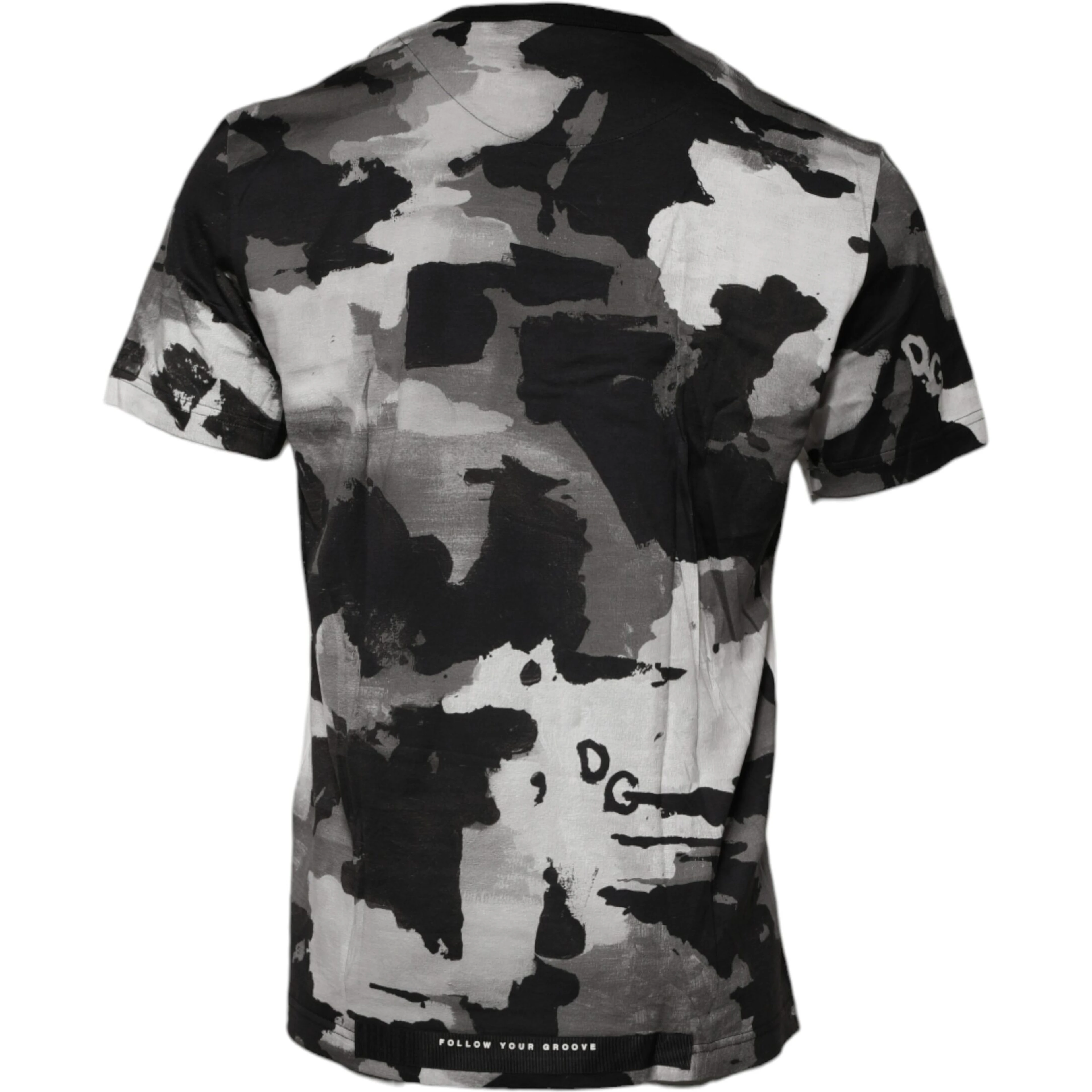 Multicolor Camouflage Crew Neck T-shirt