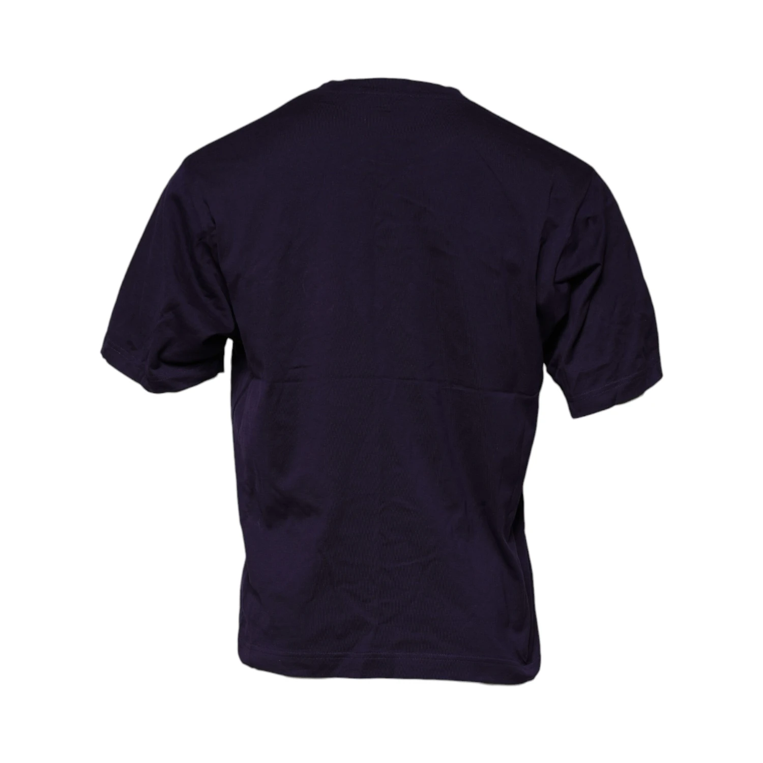 Purple DG Logo Cotton Crew Neck T-shirt