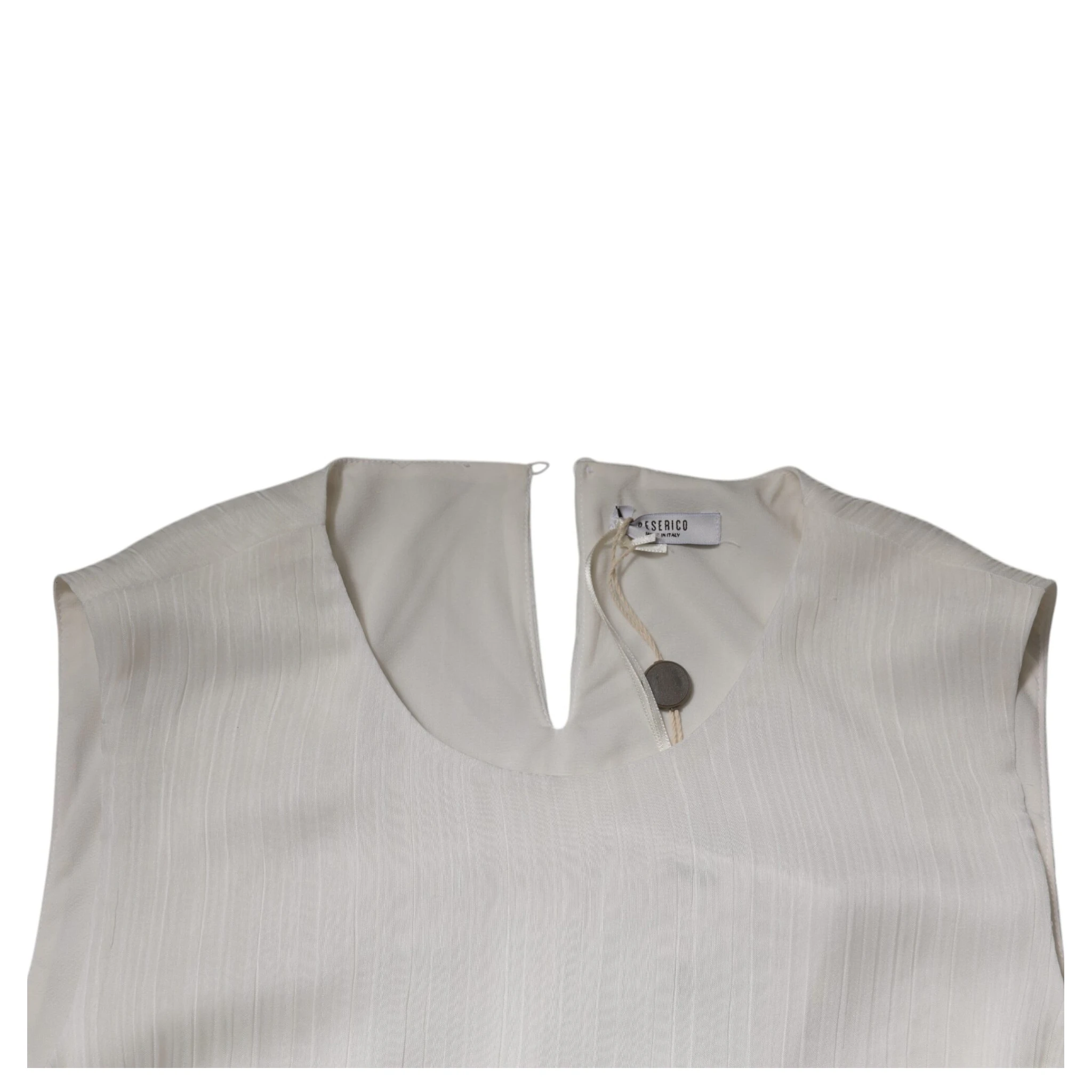 White Sleeveless Round Neck Shift Long Maxi Dress