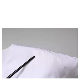 White Printed Viscose Sheath Mini Dress