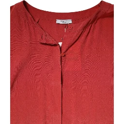 Red Long Sleeves Pencil Cut Drawstring Waist Dress