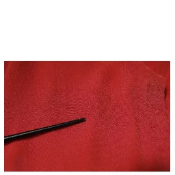 Red Long Sleeves Pencil Cut Drawstring Waist Dress