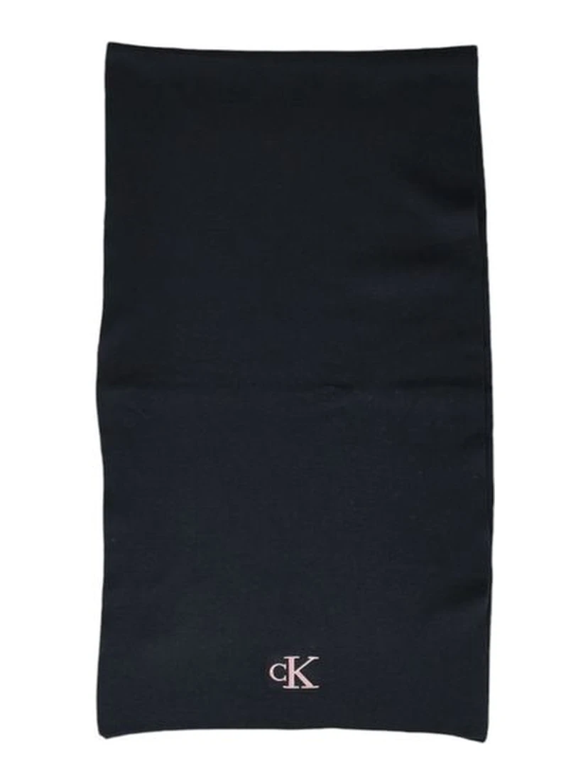 Black Recycled Polyester Scarf