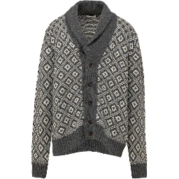 Bicolor Cashmere Cardigan