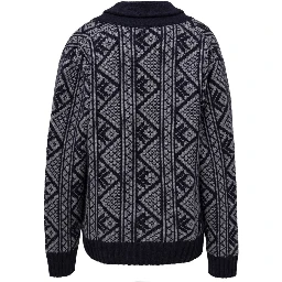 Bicolor Cashmere Cardigan