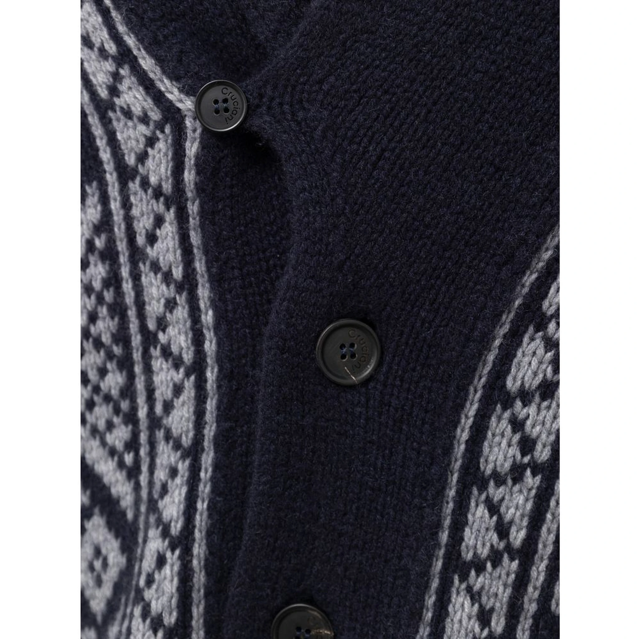 Bicolor Cashmere Cardigan