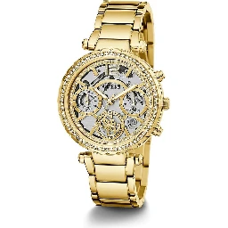 Gold Stainless Steel Dress Watch