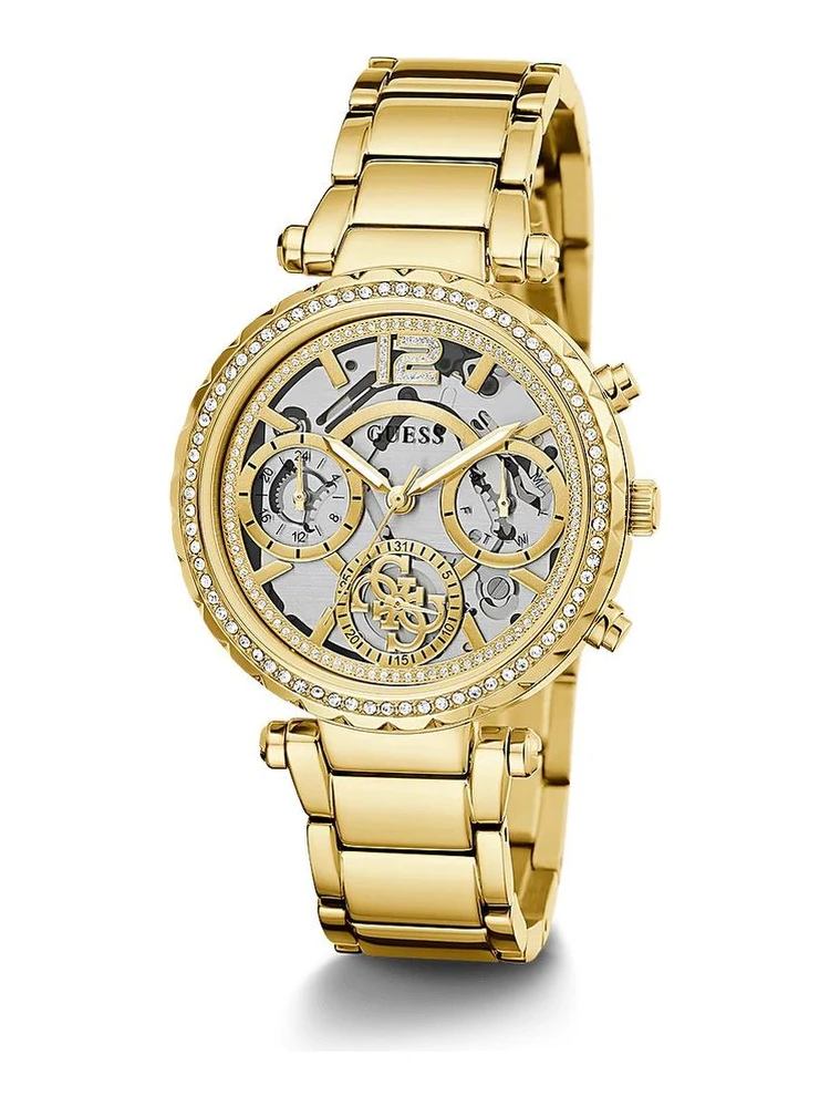 Gold Stainless Steel Dress Watch