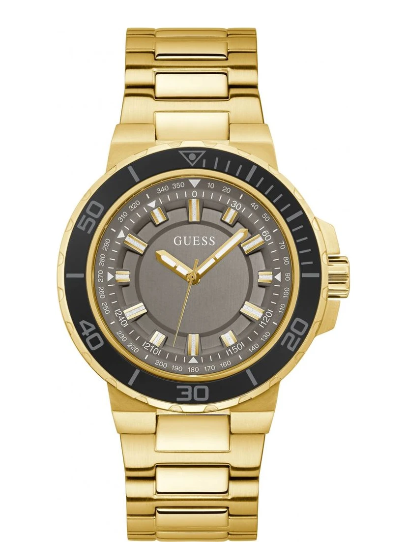 Gold Stainless Steel Dress Watch