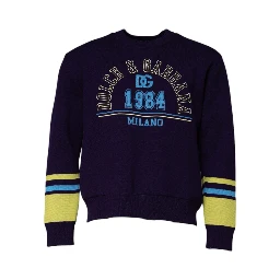 Blue 1984 Milano CrewNeck Sweatshirt Sweater