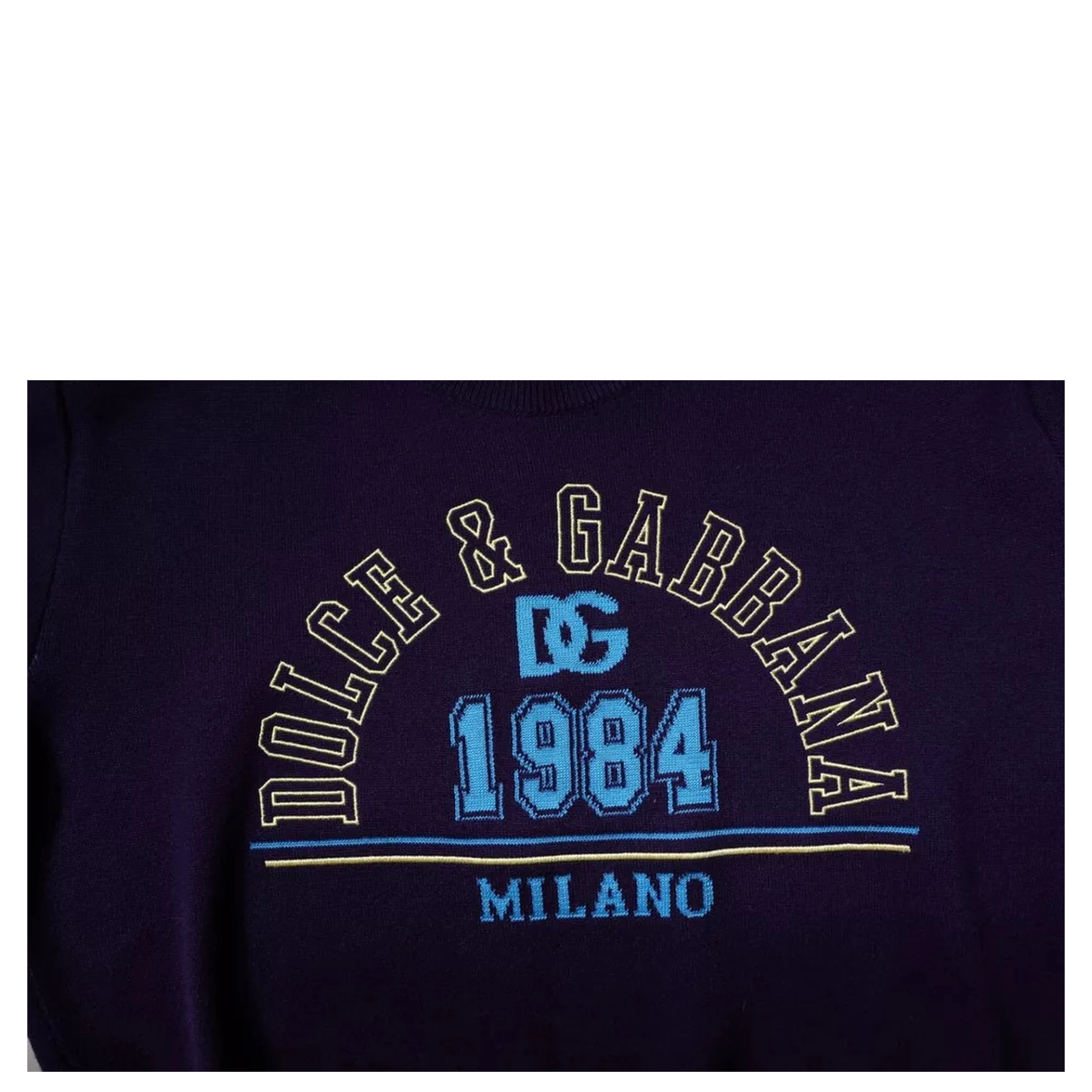 Blue 1984 Milano CrewNeck Sweatshirt Sweater