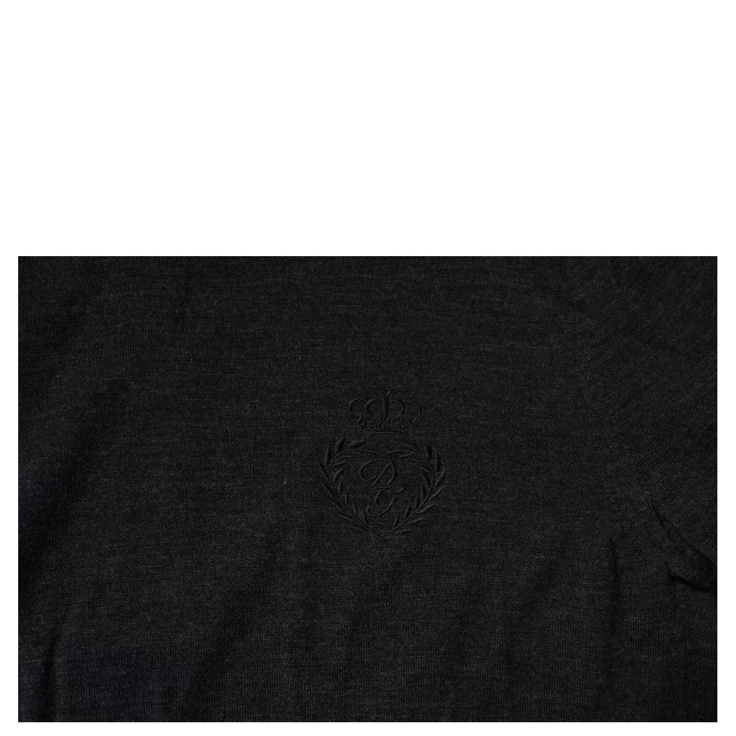 Black Wool Turtleneck Pullover Sweater