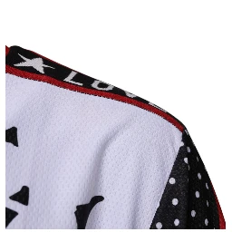 Multicolor King Panda Print Zipper Collar T-shirt