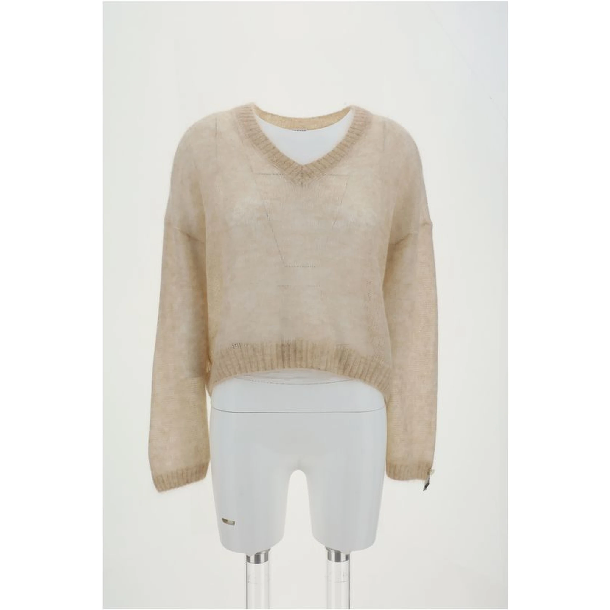 Beige Mohair Sweatshirt