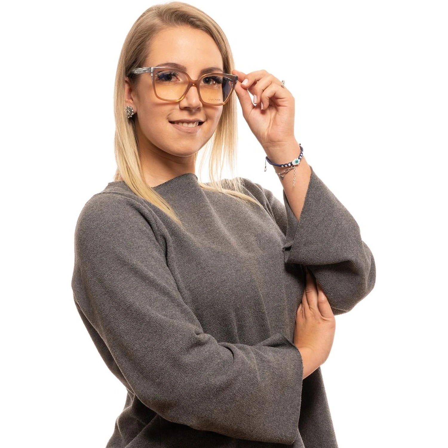 Brown Plastic Glasses (Frames)