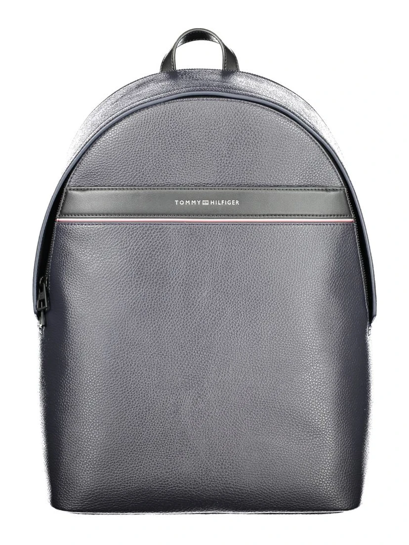 Blue Polyester Backpack