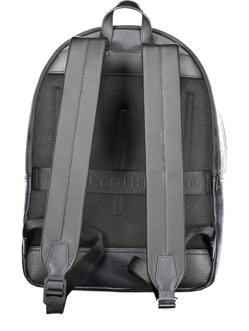 Blue Polyester Backpack