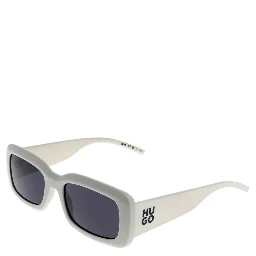 White Polyamide Sunglasses
