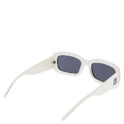 White Polyamide Sunglasses